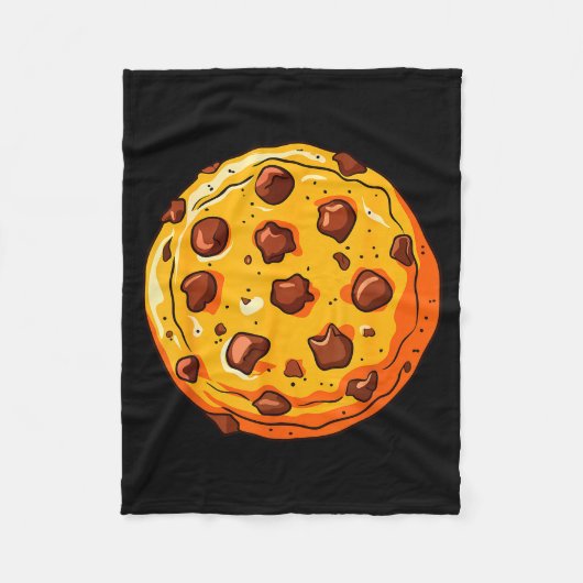 Couverture Polaire Cookie Shirt Men Women Kids Chocolate Chip Cookie (Devant)