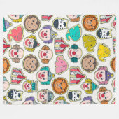 Couverture Polaire cookies de cirque multi (Devant (Horizontal))