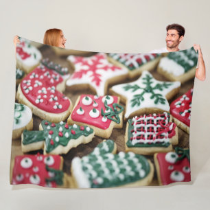 Couverture Polaire Cookies de Noël