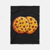 Couverture Polaire Cookies Shirt Men Women Kids Chocolate Chip Cookie (Devant)
