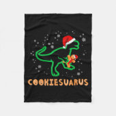 Couverture Polaire Cookiesaurus Christmas Dinosaur Rex Sugar Cookie (Devant)