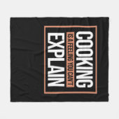 Couverture Polaire Cooking Is A Feeling Cook Chef Kitchen Food Maker (Devant (Horizontal))