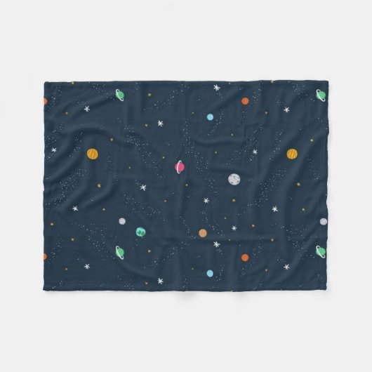 Couverture Polaire Cool bel astronaute spatial (Devant (Horizontal))