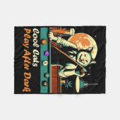 Couverture Polaire Cool Billiard Jouer Kitty Cat (Devant (Horizontal))