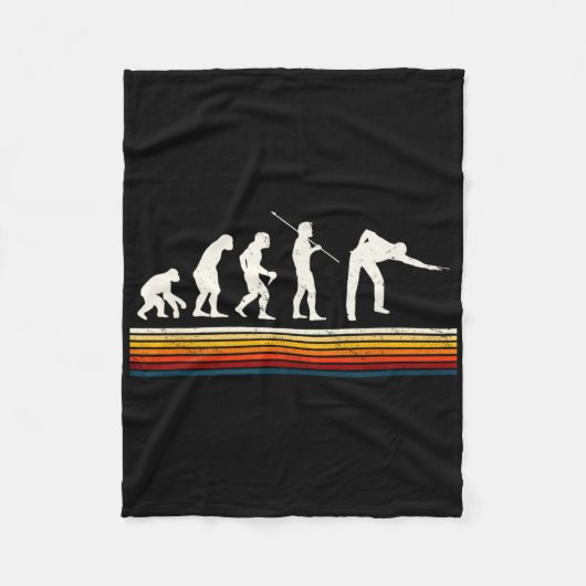 Couverture Polaire Cool Billiards Black Evolution Of Man Billiards Pl (Devant)