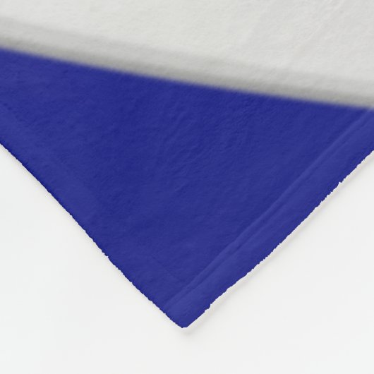 Couverture Polaire cool bleu noir couleurs équipe volleyball géant (Coin)