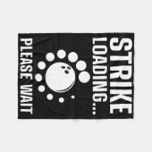 Couverture Polaire Cool Bowling Art Pour Hommes Femmes Bowler Bowling (Devant (Horizontal))