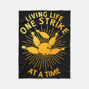 Couverture Polaire Cool Bowling Art Pour Hommes Femmes Strike Team Ga