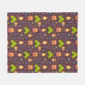 Couverture Polaire Cool Camping Motif Outdoorsdesign (Devant (Horizontal))