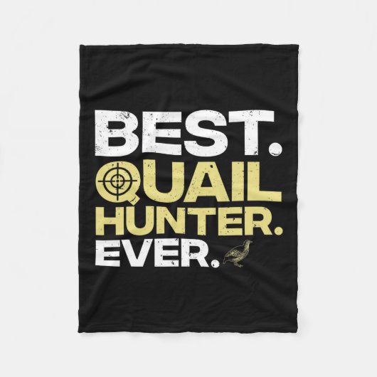 Couverture Polaire Cool Chasse Quail Art Hommes Femmes Chasse Haut Te (Devant)