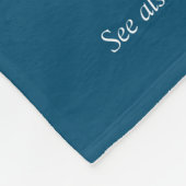 Couverture Polaire Cool Cousin Définition Moderne Bleu Amusant (Coin)