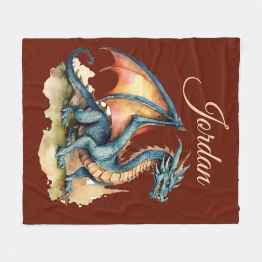 Couverture Polaire Cool Dragon (Devant (Horizontal))