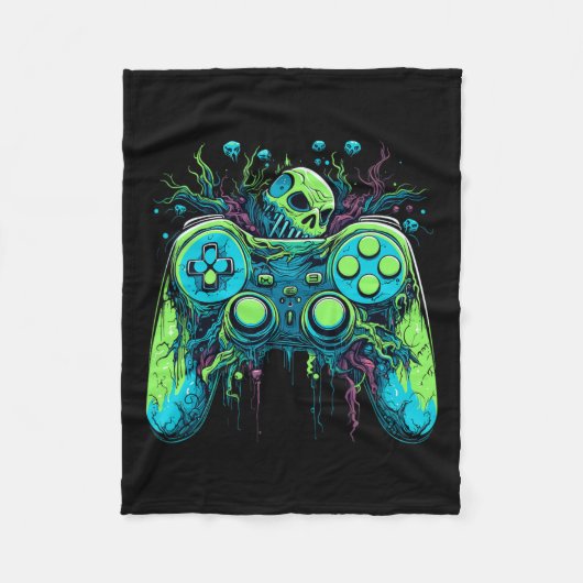 Couverture Polaire Cool éffrayant Jeu vidéo contrôleur de jeu 1 (Devant)