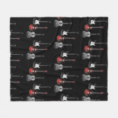 Couverture Polaire Cool Electric Guitars for Music Lovers Gift (Devant (Horizontal))