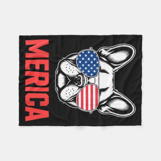 Couverture Polaire Cool French Bulldog Art For Men Women Kids Frenchi (Devant (Horizontal))