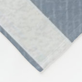 Couverture Polaire Cool Gray Minimalist Plaid Fleece Blanket (Coin)