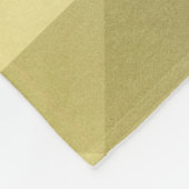 Couverture Polaire Cool gris jaune Ombre motif géométrique Moonogramm (Coin)