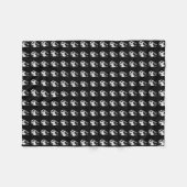 Couverture Polaire Cool Husky Blanket Siberian Husky Fleece Blanket (Devant (Horizontal))