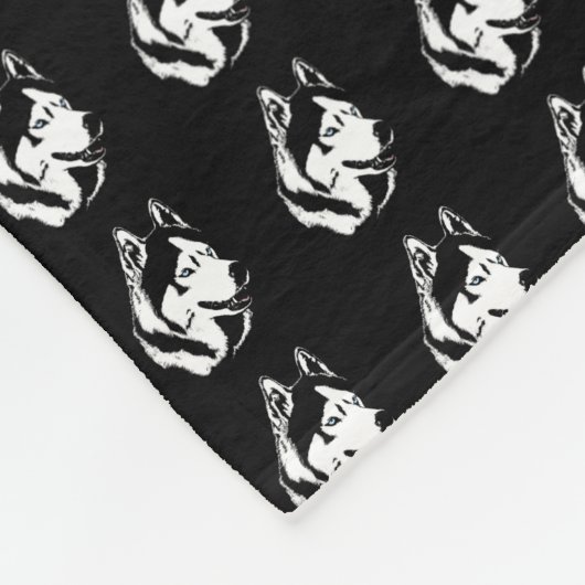 Couverture Polaire Cool Husky Blanket Siberian Husky Fleece Blanket (Coin)
