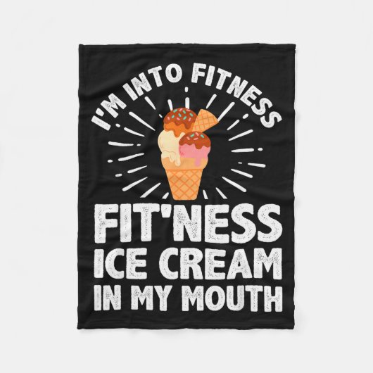 Couverture Polaire Cool Ice Cream Costume For Men Women Dessert Ice C (Devant)