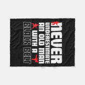 Couverture Polaire Cool Karate Humor Shirt For Men. Funny Martial Art (Devant (Horizontal))