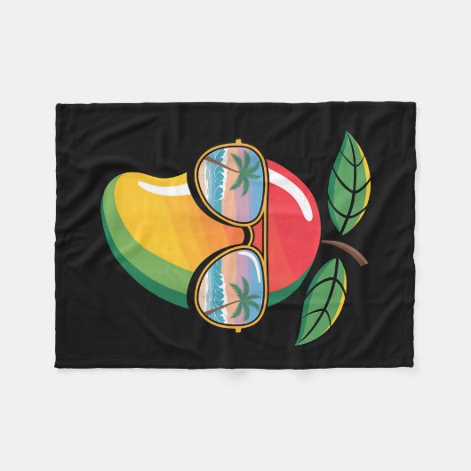 Couverture Polaire Cool Mango Costume For Men Women Mango Fruit Lover (Devant (Horizontal))
