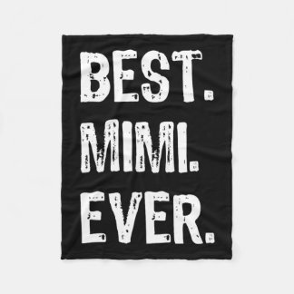 Couverture Polaire Cool Meilleur Mimi Jamais Famille Amusante