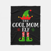 Couverture Polaire Cool Mom Elf Funny Matching Family Christmas Pajam (Devant)