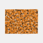 Couverture Polaire COOL orange noir blanc (Devant (Horizontal))