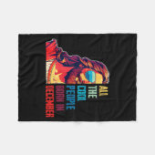 Couverture Polaire Cool People Are Born In December Christian Christm (Devant (Horizontal))