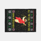 Couverture Polaire Cool People Are Born In December Christian Christm (Devant (Horizontal))