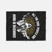 Couverture Polaire Cool People Are Born In December Christian Christm (Devant (Horizontal))