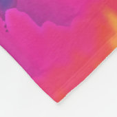 Couverture Polaire Cool Rainbow Tie Dye Motif (Coin)
