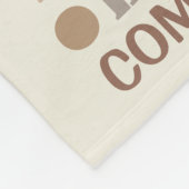 Couverture Polaire Cool Rec Word Art Neutral Personnalisé (Coin)