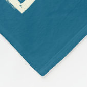 Couverture Polaire Cool Rocker Skeleton Santa Hat Christmas Punk Rock (Coin)