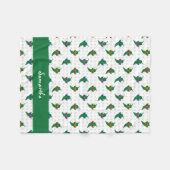 Couverture Polaire Cool Shades Green Chili Motif (Devant (Horizontal))