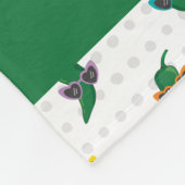 Couverture Polaire Cool Shades Green Chili Motif (Coin)