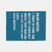 Couverture Polaire Cool Sister Dear I Tried Find (Devant (Horizontal))