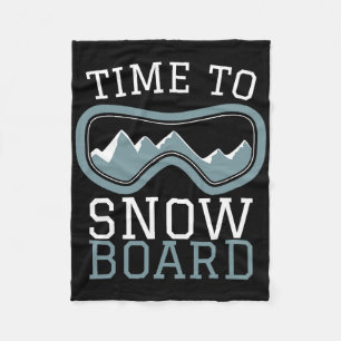 Couverture Polaire Cool Snowboard Slide Sports Tee I Snow Piste