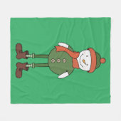 Couverture Polaire Cool Snowman (Devant (Horizontal))