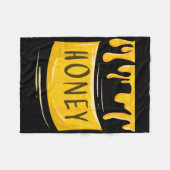 Couverture Polaire Cool Sweet Honeypot Fun Lazy do-it-yourself Costum (Devant (Horizontal))
