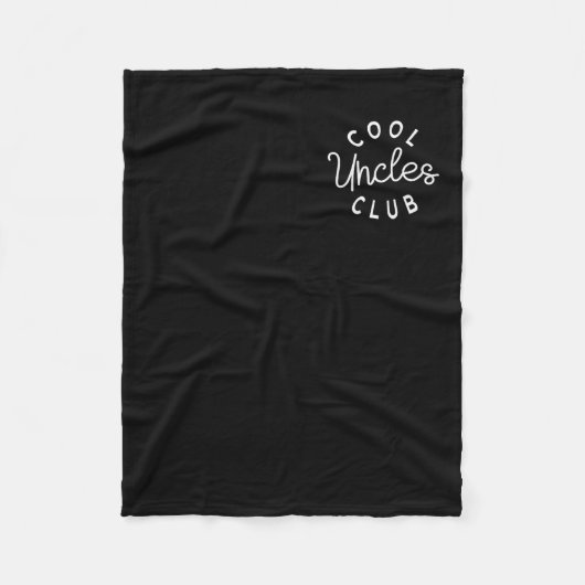 Couverture Polaire Cool Uncles Club Meilleur Oncle Jamais Drôle Poche (Devant)