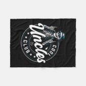 Couverture Polaire Cool Uncles Club Shirt Funny Skeleton Uncle Men  (Devant (Horizontal))