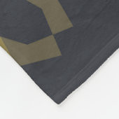 Couverture Polaire Cool, vert, unique, fleur moderne et tendance abst (Coin)