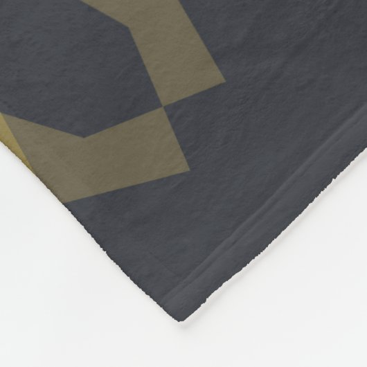 Couverture Polaire Cool, vert, unique, fleur moderne et tendance abst (Coin)