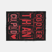 Couverture Polaire Cooler Than Cud Cute Valentine's Day Kids Boys Gir (Devant (Horizontal))