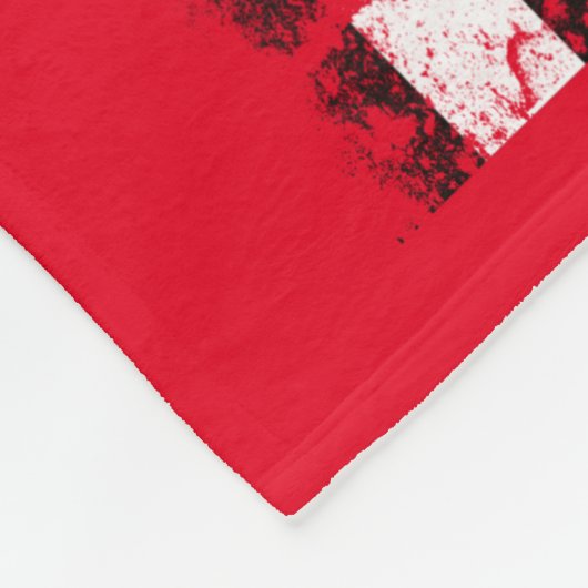 Couverture Polaire Coonhound et drapeau américain (Coin)