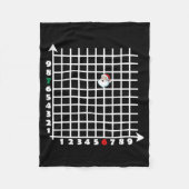 Couverture Polaire Coordinate (6,7) Funny Math Teacher Christmas 67 M (Devant)