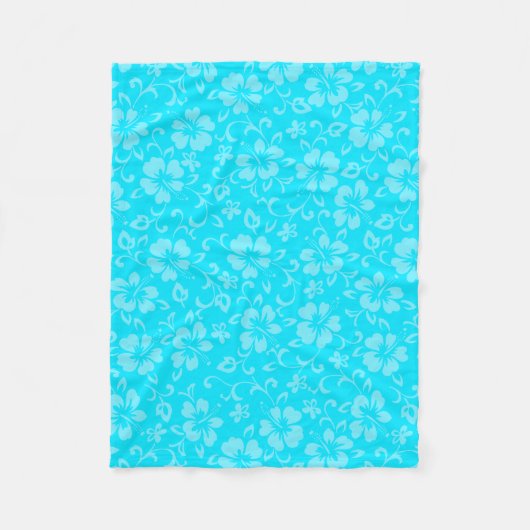 Couverture Polaire Coordonnatrice de l'Aloha Honeys Hibiscus hawaïen (Devant)