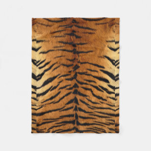 Couverture Polaire Copie animale de tigre de fourrure de jungle